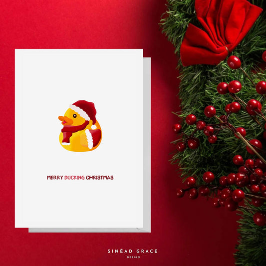 Duck Christmas Card