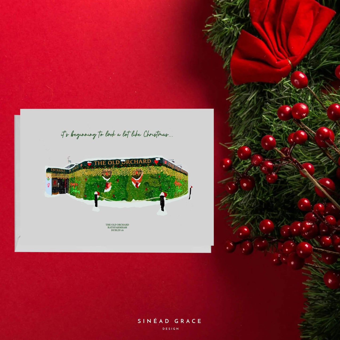 The Old Orchard Pub Christmas Card