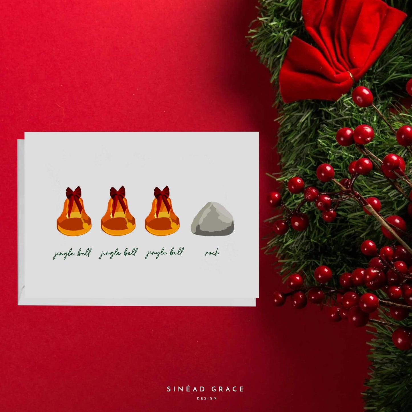 Jingle Bell Rock Christmas Card